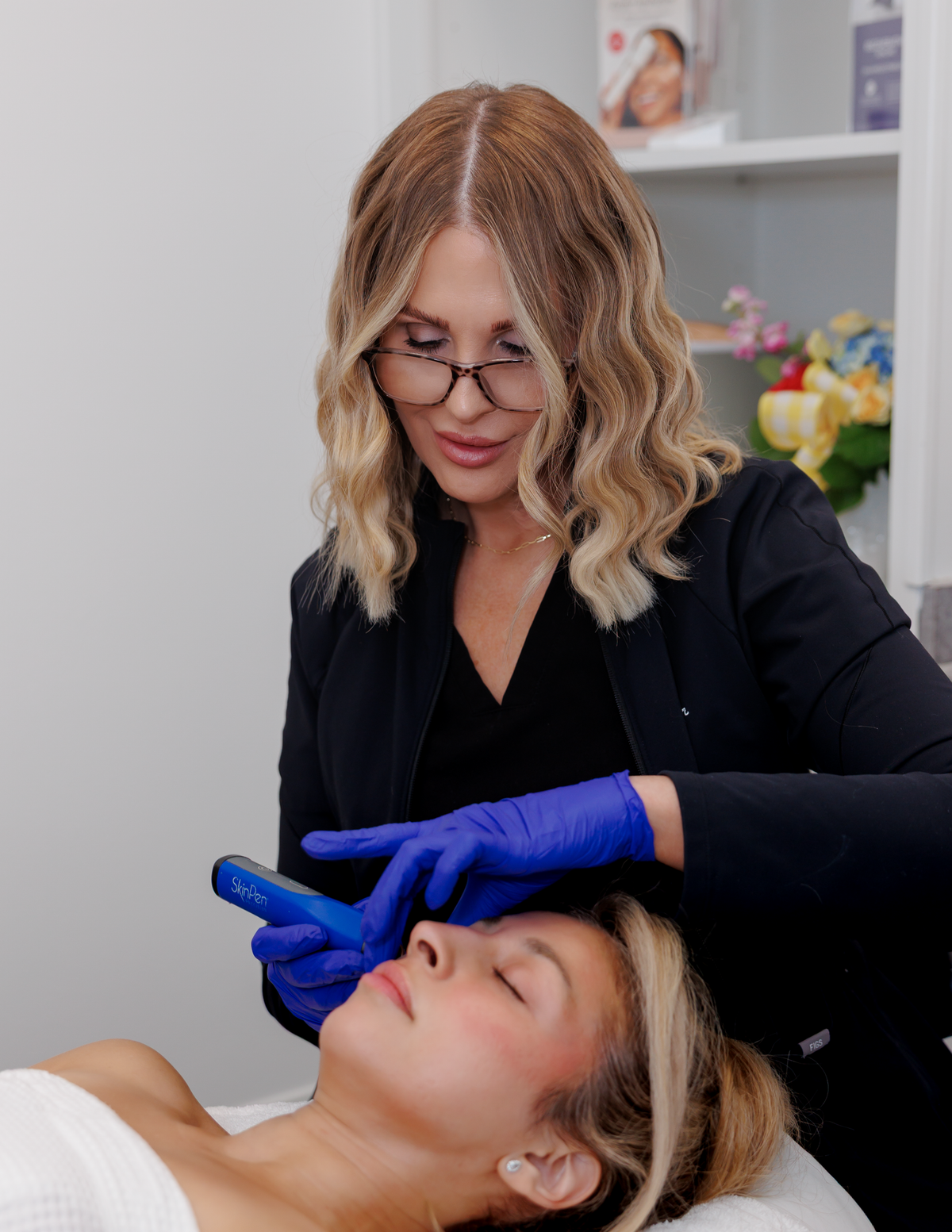 Regenerative Microneedling (SkinPen with PDGF): Package of 3 Treatments