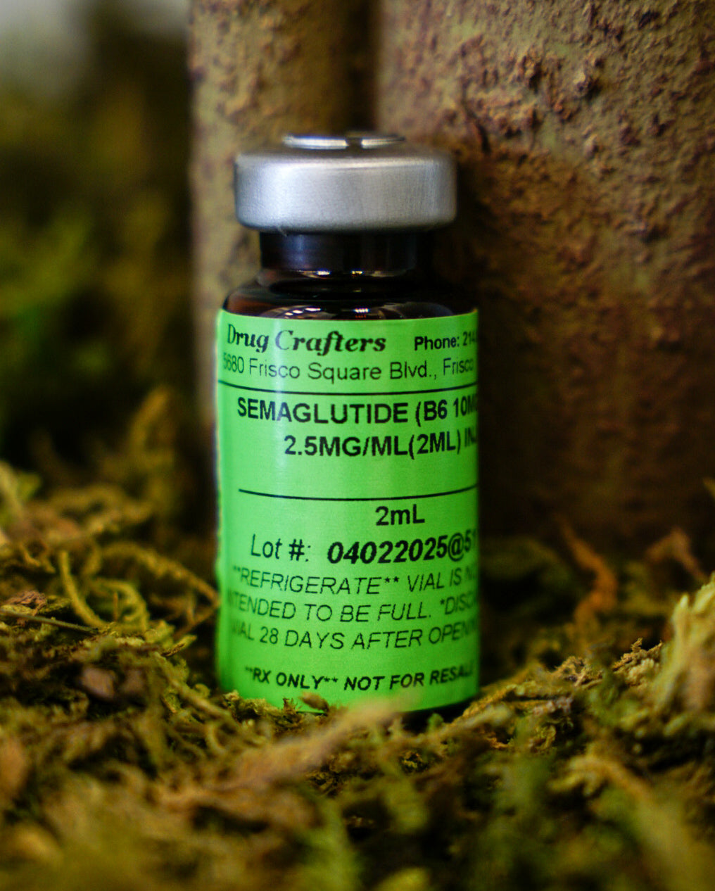2ml vial of semaglutide Hallandale-Small Semaglutide 2mg/5 Vials, $41.47/Vial, 99%